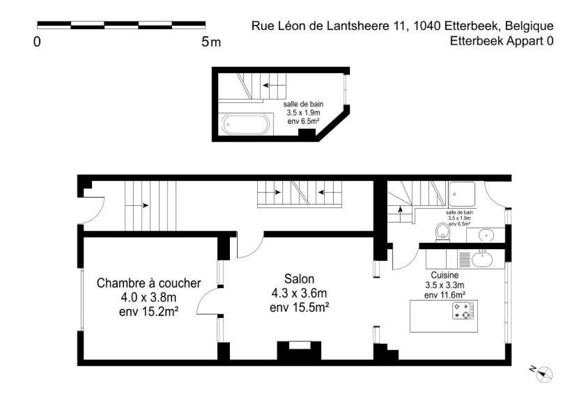 Apartment in Brussels, Lantsheere by Homenhancement SA Buitenkant foto