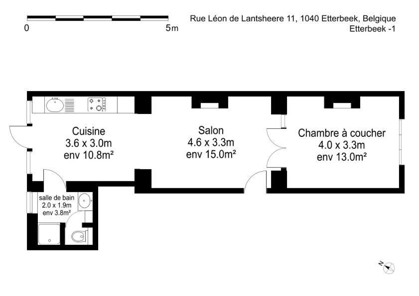 Apartment in Brussels, Lantsheere by Homenhancement SA Buitenkant foto